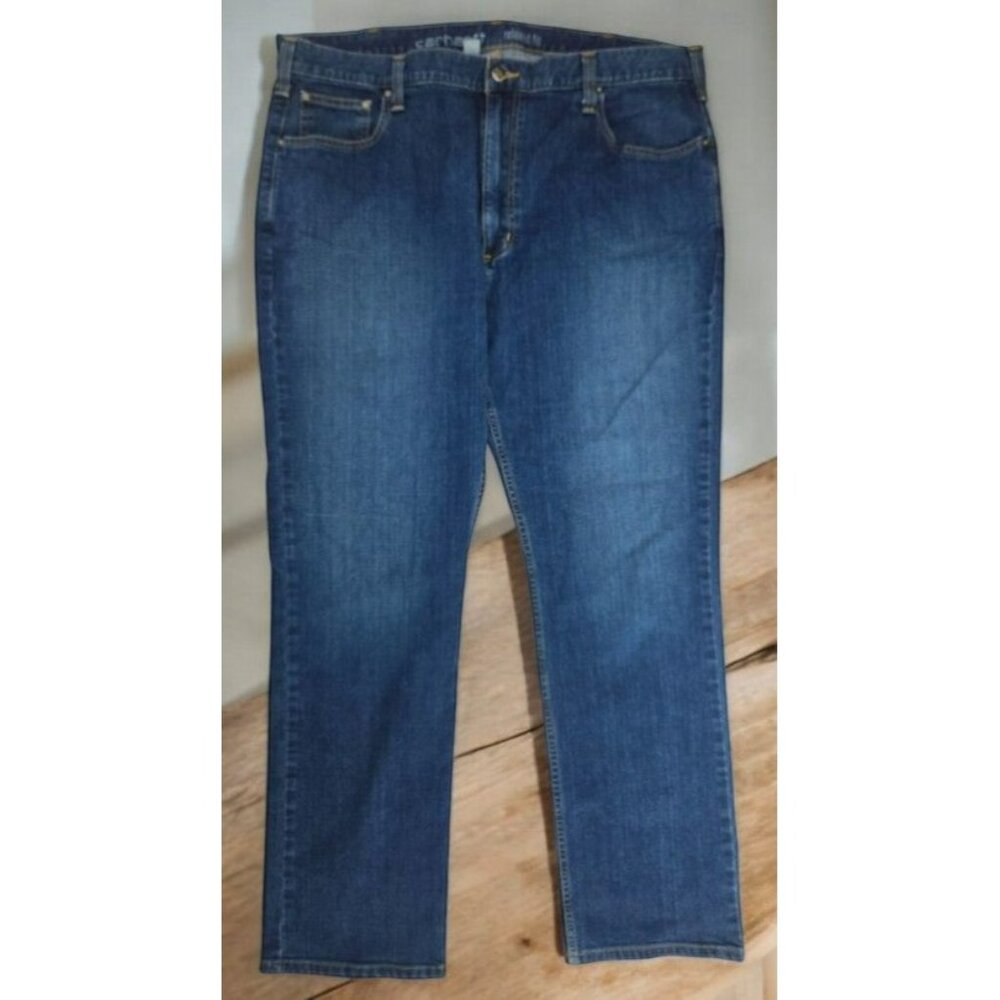 Carhartt Mens Relaxed Fit Rugged Flex Straight Jeans 42x34